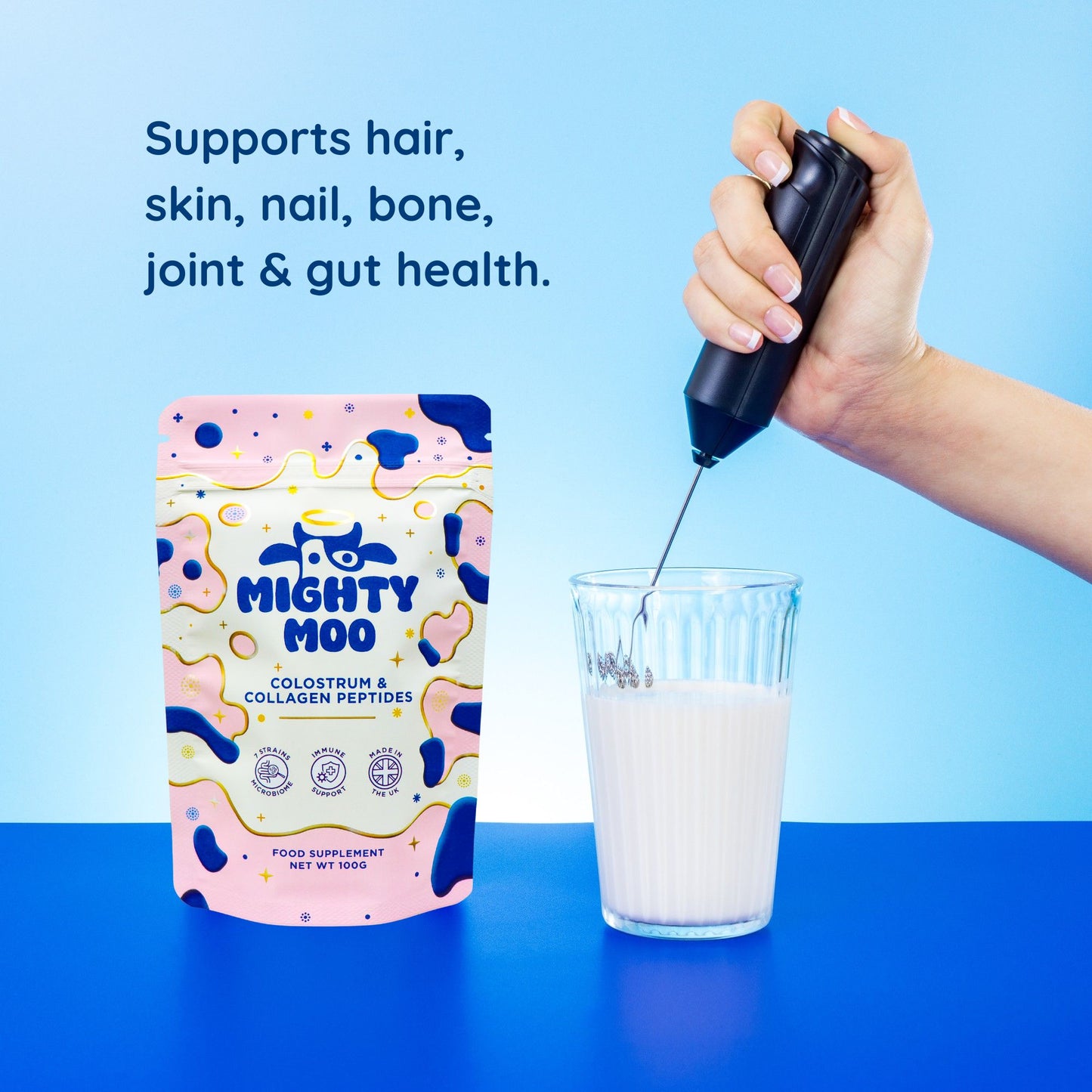 MIGHTY MOO COLOSTRUM & COLLAGEN PEPTIDES