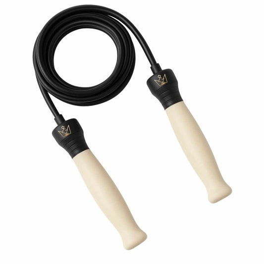 TG Nutrition Premium Skipping Rope – Black and Cream Edition